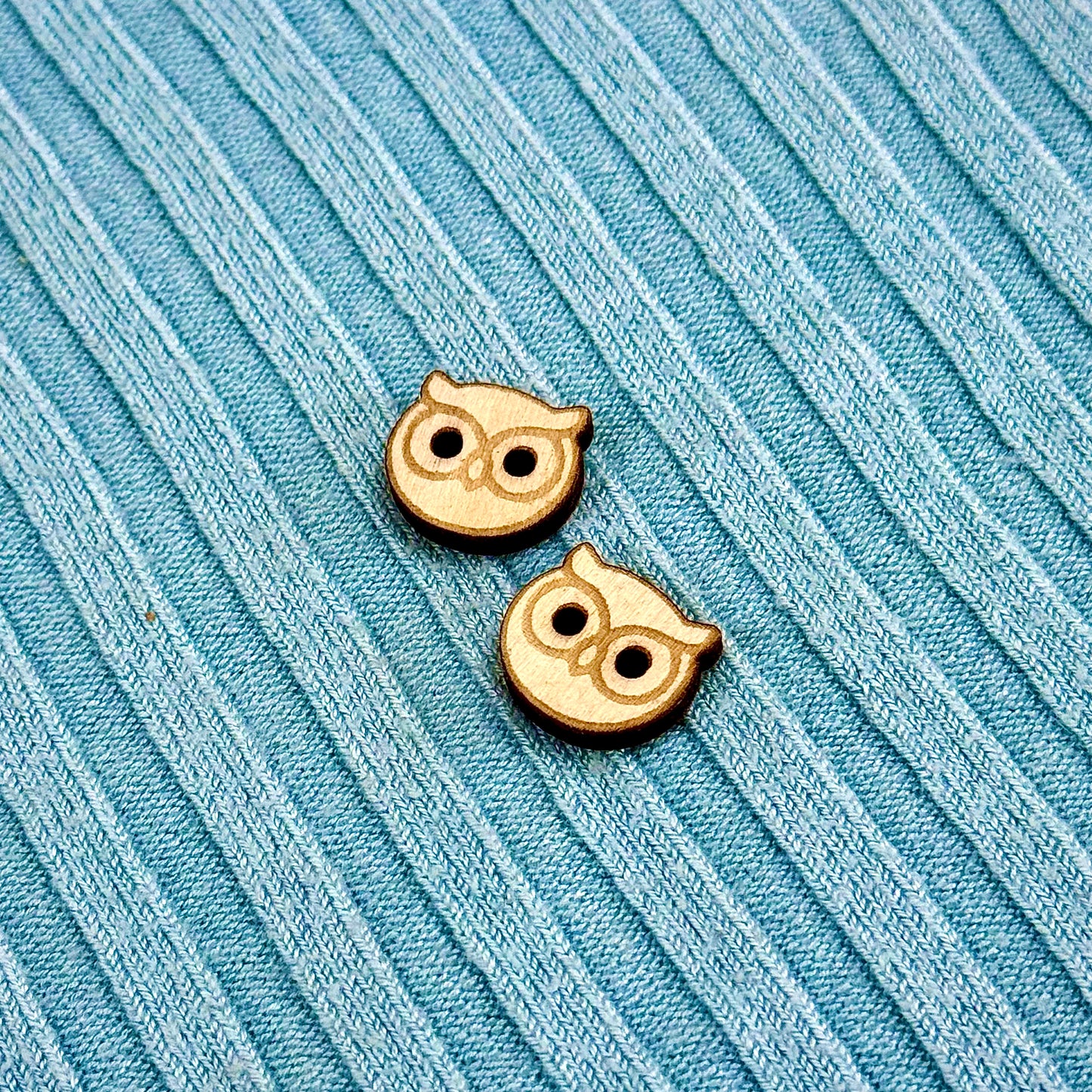 Wooden Owl Buttons