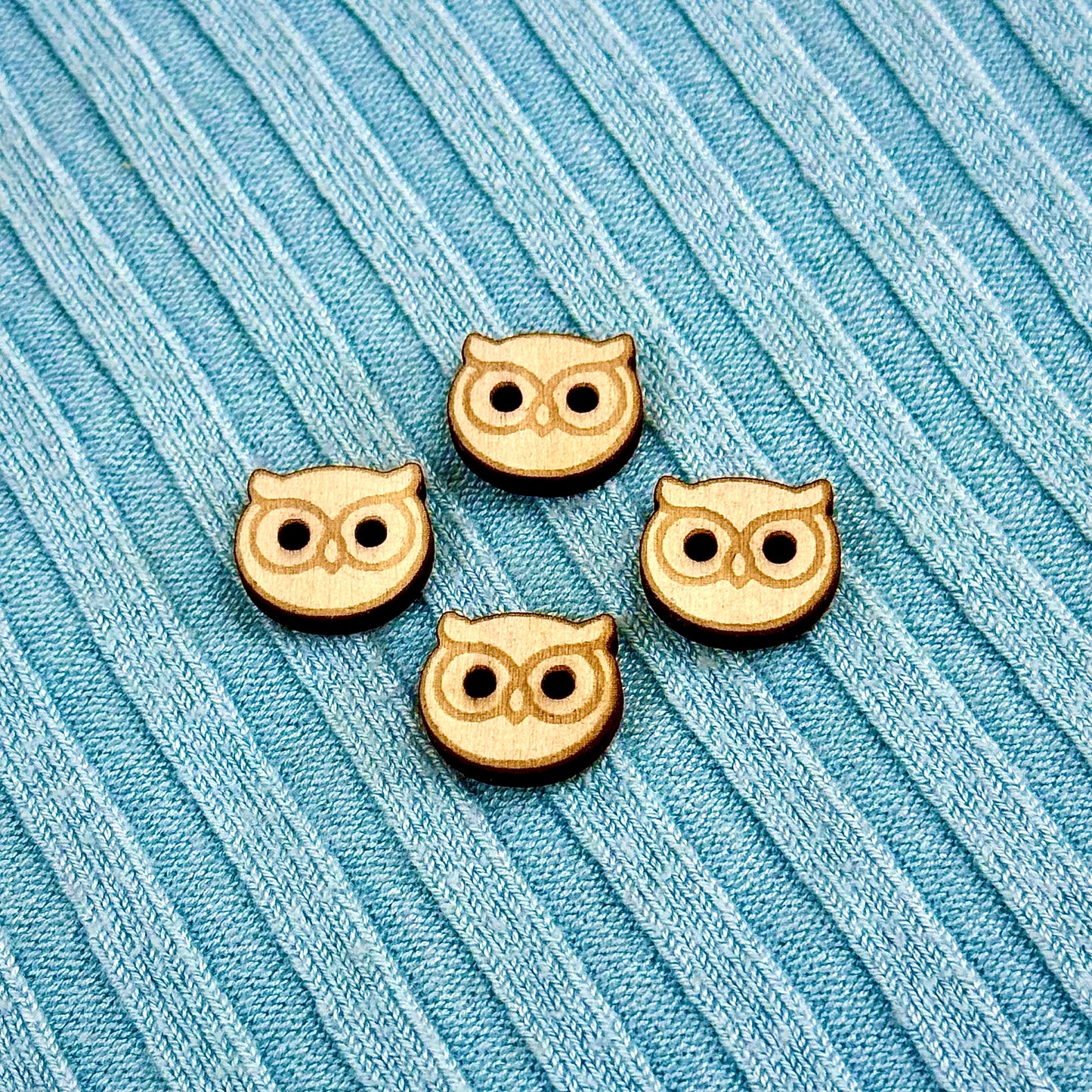 Wooden Owl Buttons