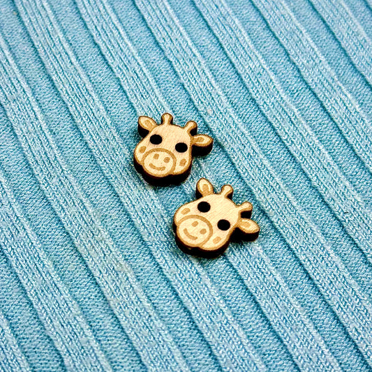Wooden Giraffe Buttons