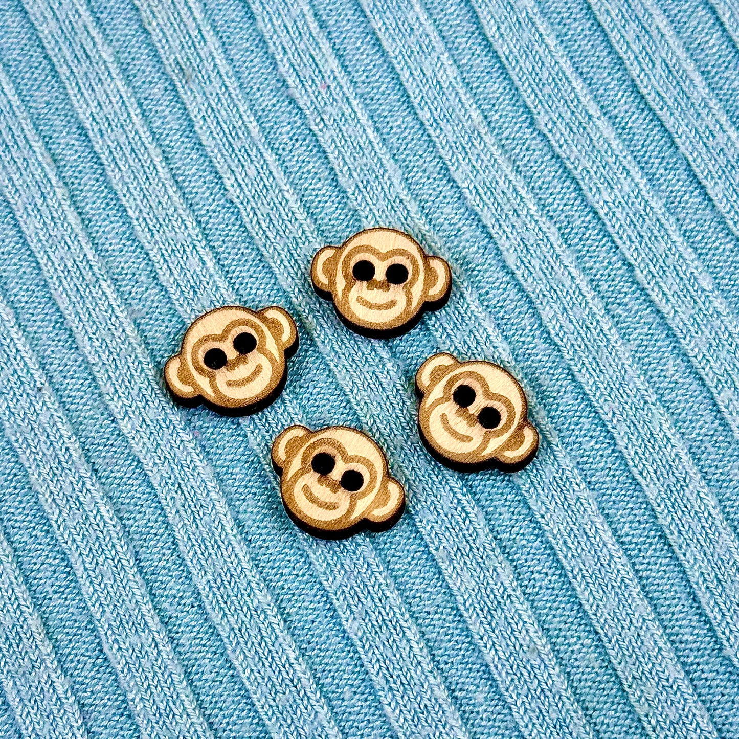 Wooden Monkey Buttons