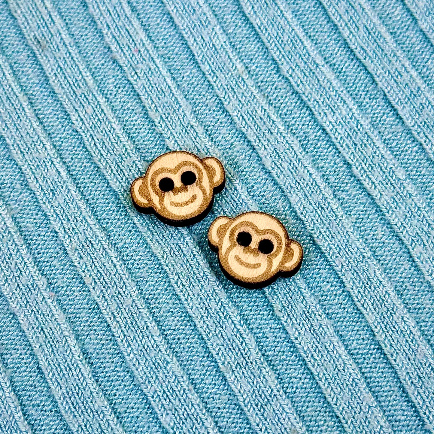 Wooden Monkey Buttons