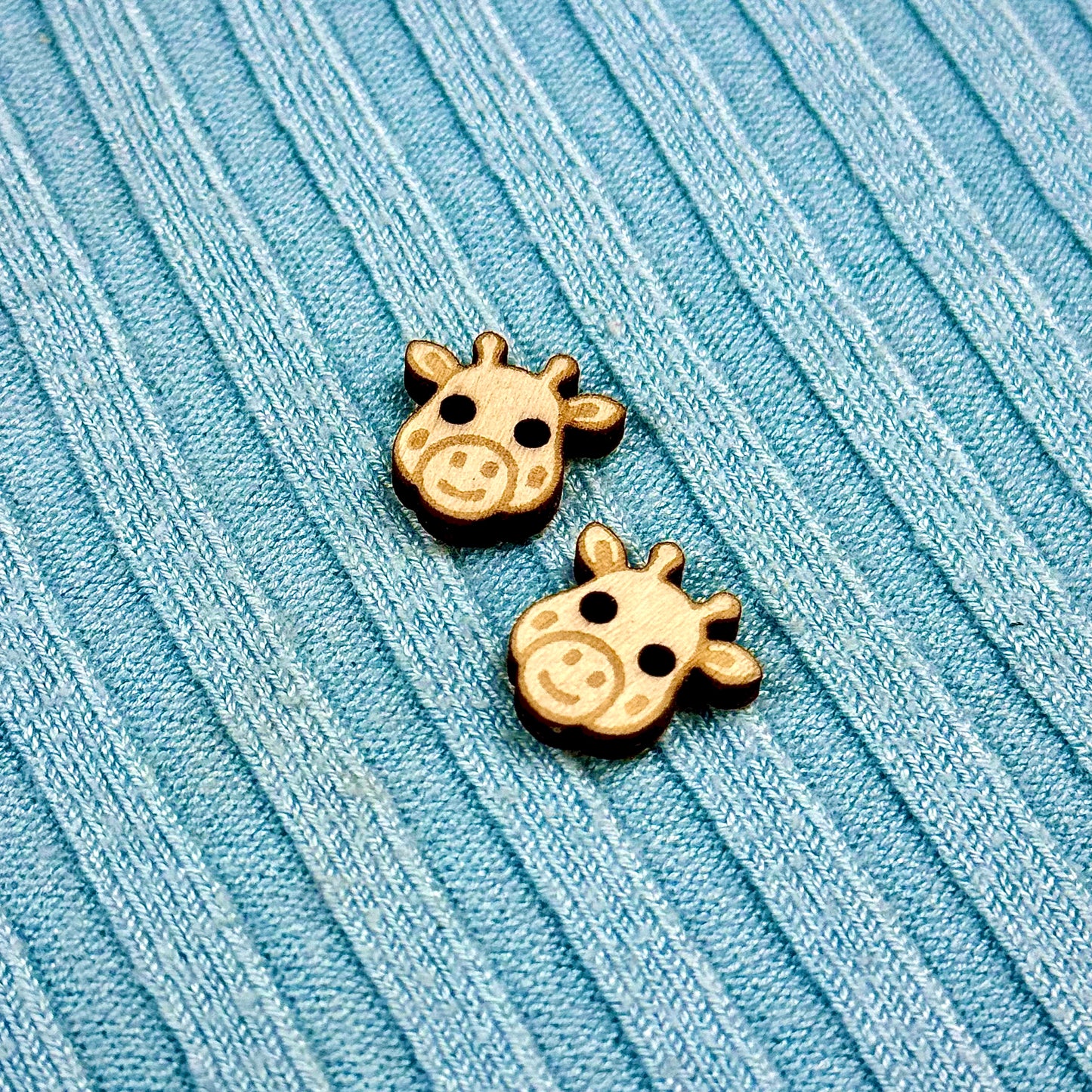 Wooden Giraffe Buttons