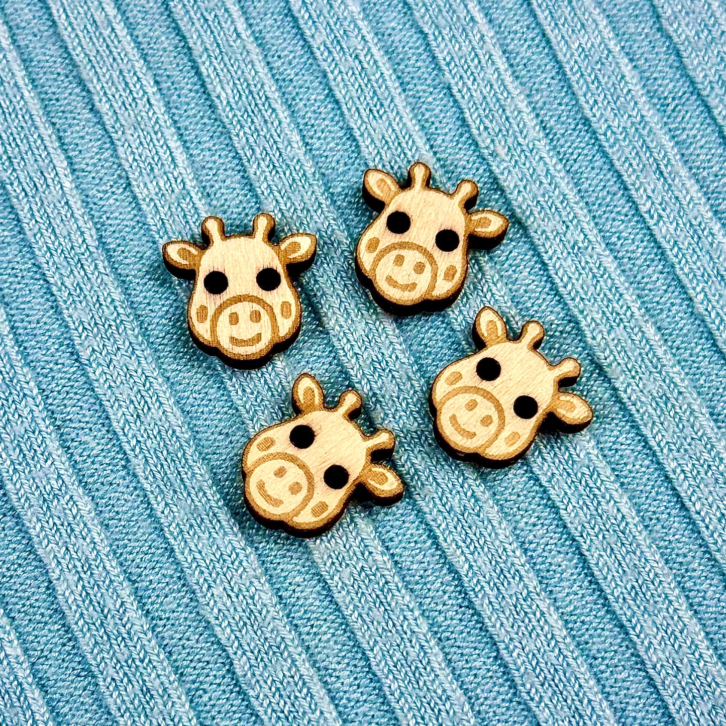 Wooden Giraffe Buttons