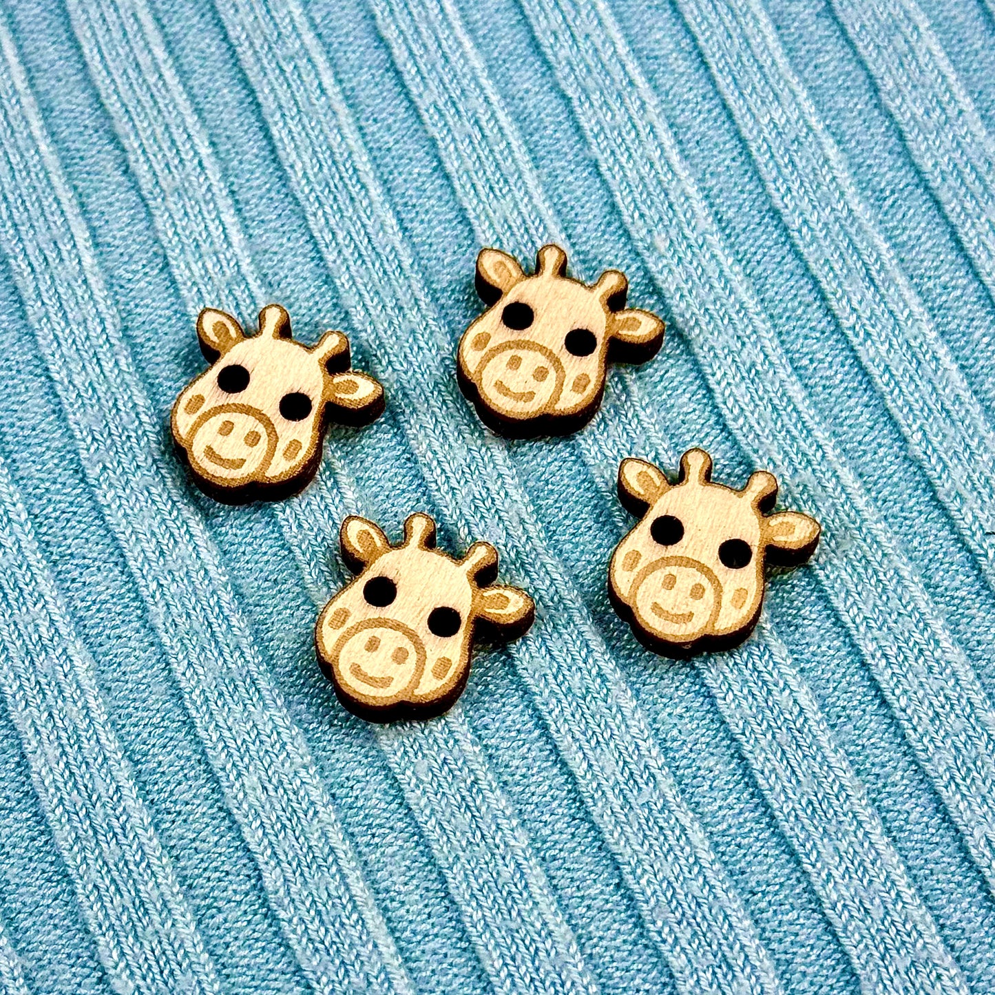 Wooden Giraffe Buttons