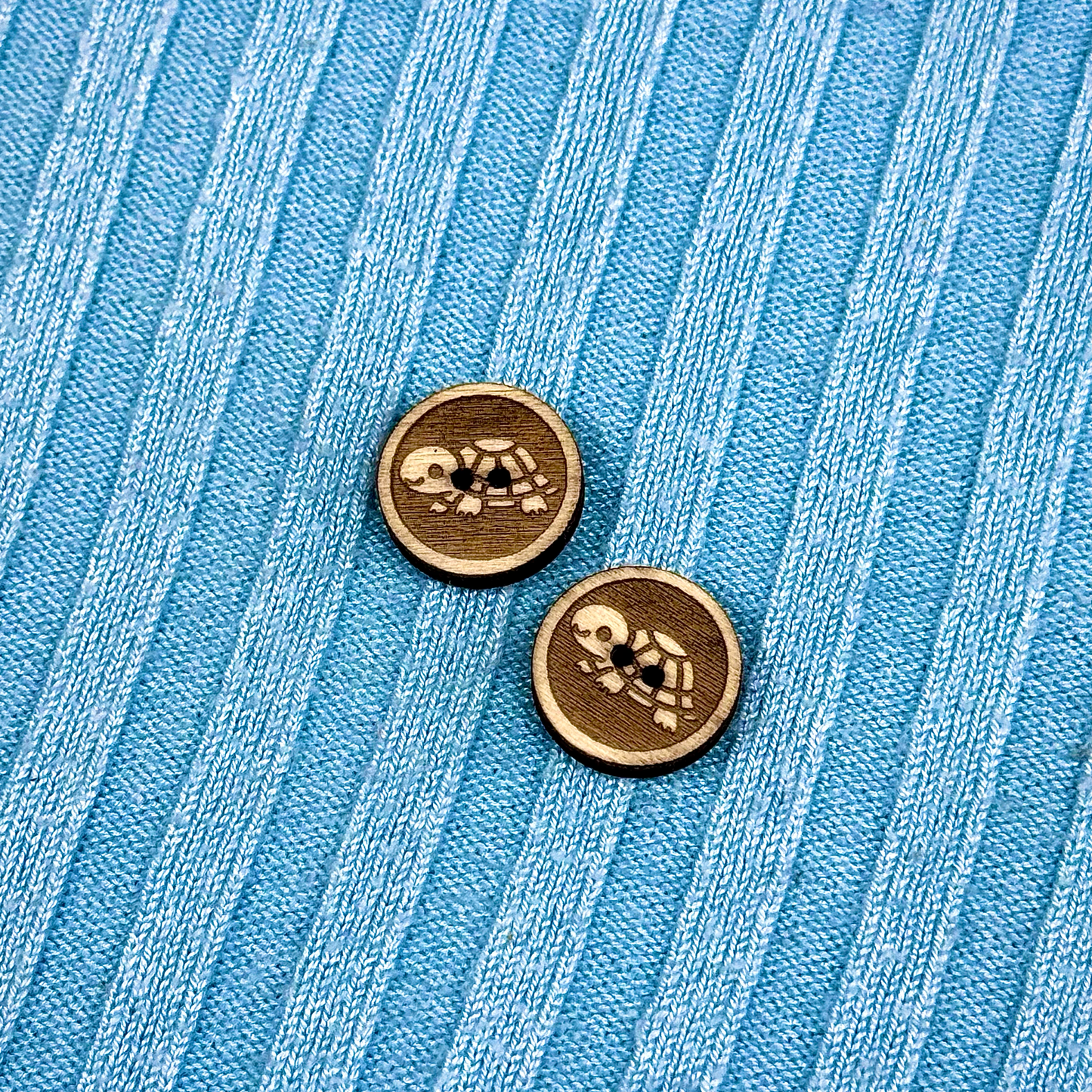 Round Turtle Buttons