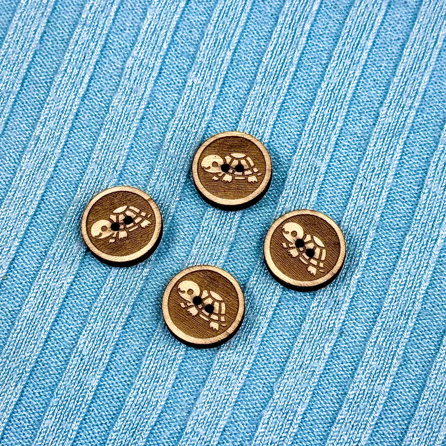 Round Turtle Buttons