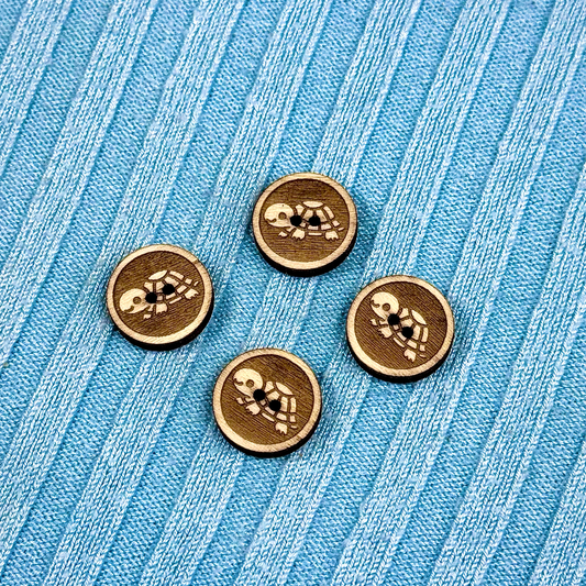 Round Turtle Buttons