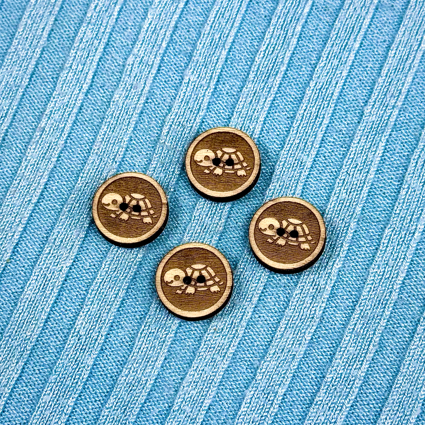 Round Turtle Buttons