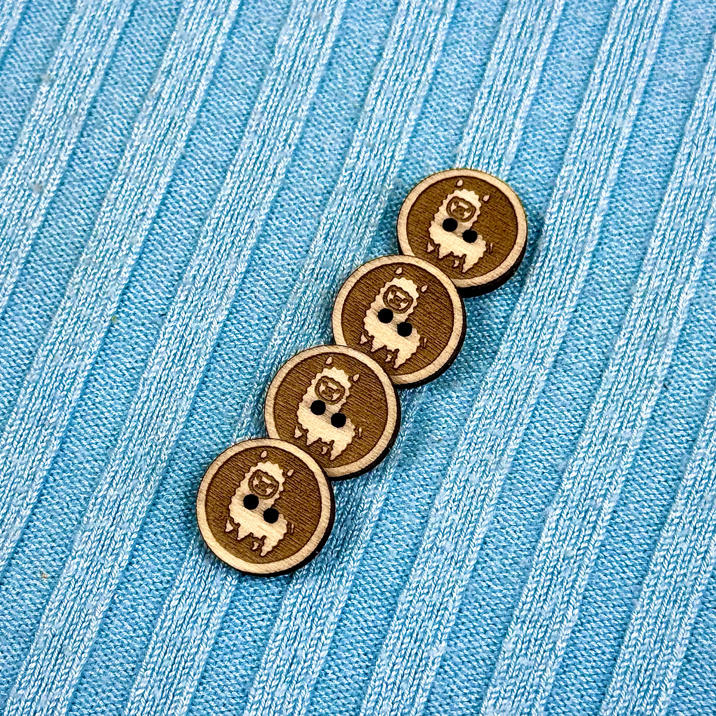 Round Llama Buttons