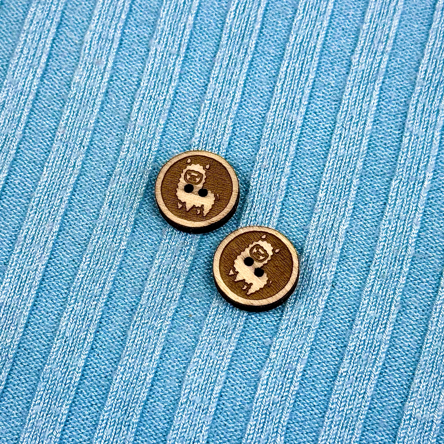 Round Llama Buttons