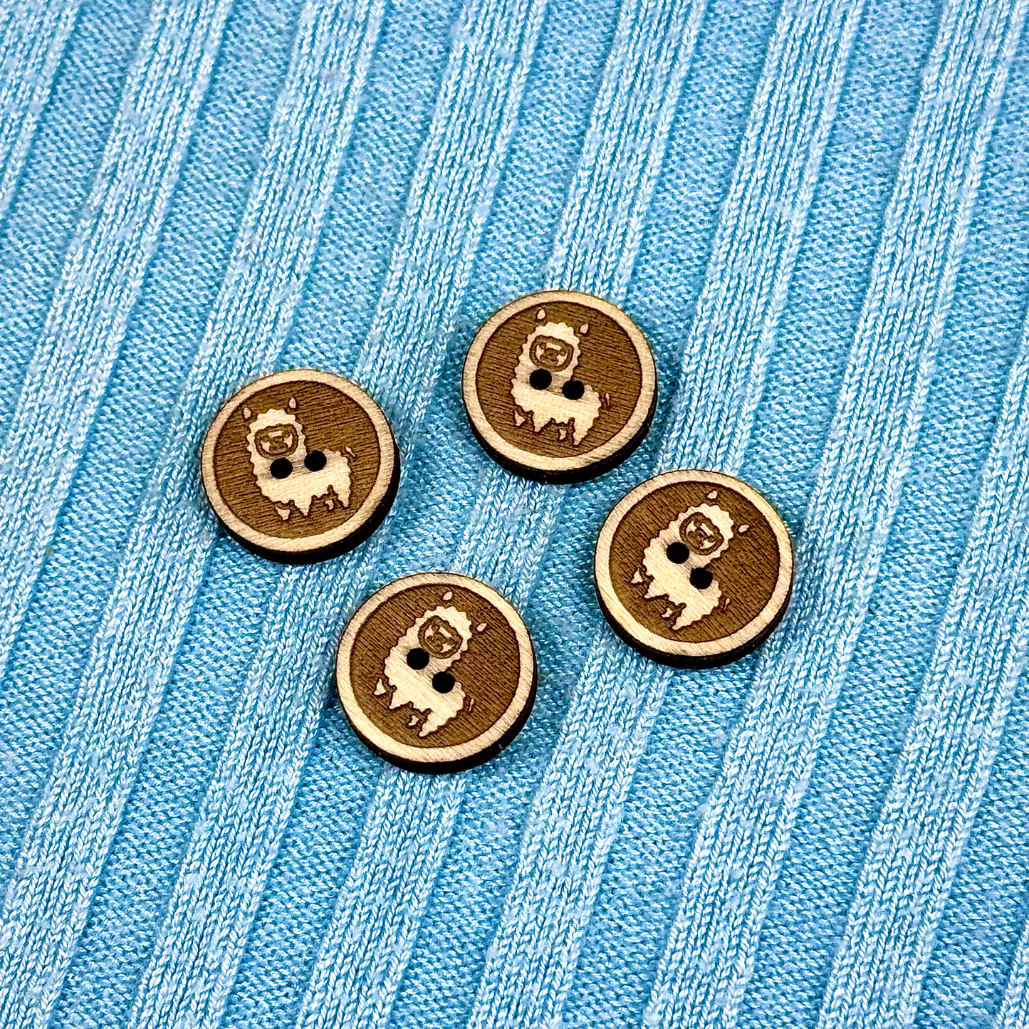 Round Llama Buttons